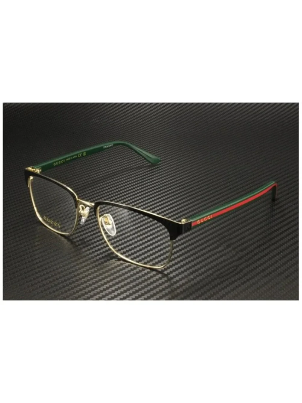 New Gucci Men  Black Eyeglasses  54- 18- 145